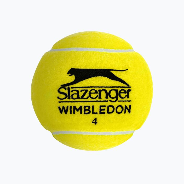 Тенісні м'ячі Slazenger Wimbledon 4 шт. жовті 340940 3