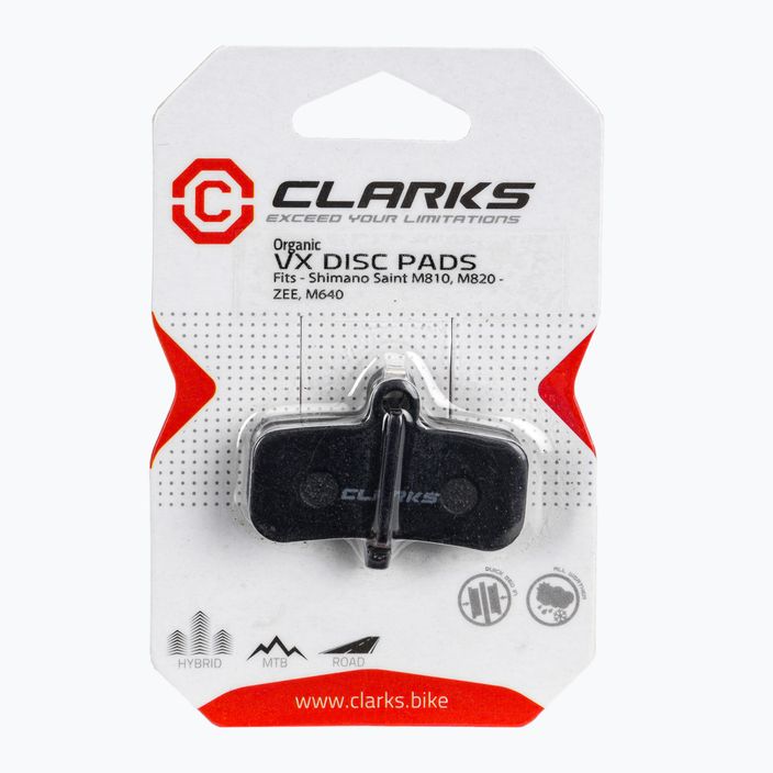 Гальмівні колодки Clarks VX851 органічні коричневі CLA-VX851