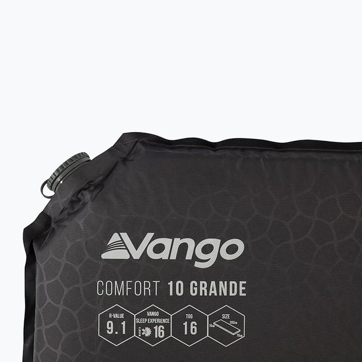 Самонадувний килимок Vango Comfort 10 Grande тіньовий сірий 2