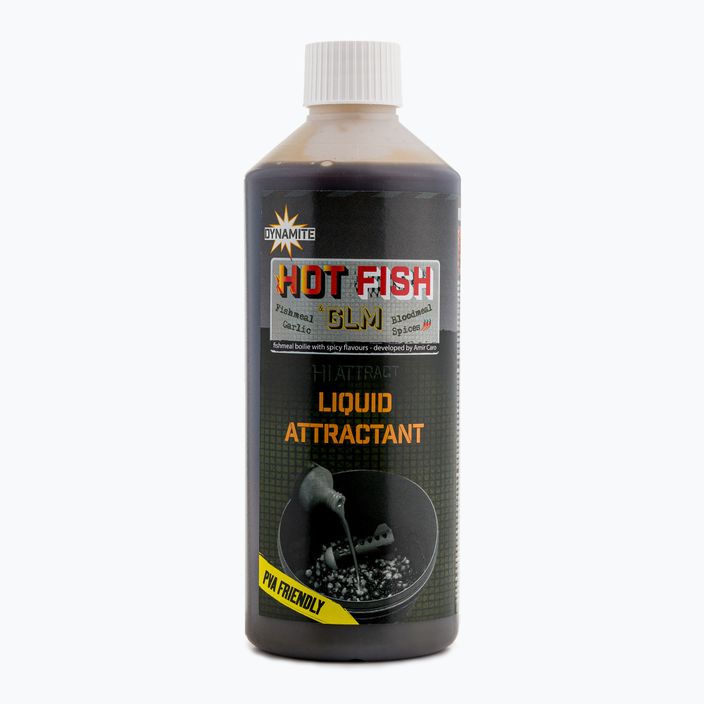 Ліквід Dynamite Baits Hot Fish & GLM Liquid коричневий ADY041016