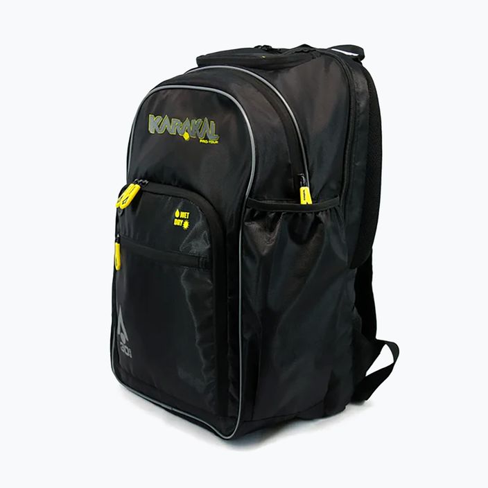 Рюкзак для сквошу Karakal Pro Tour 2.0 30 l black/yellow 3
