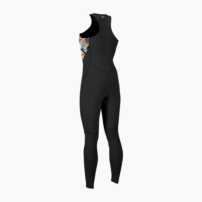 Жіноча піна для плавання O'Neill Bahia 1,5 мм на блискавці спереду без рукавів повний чорний/демісезонний/чорний 2