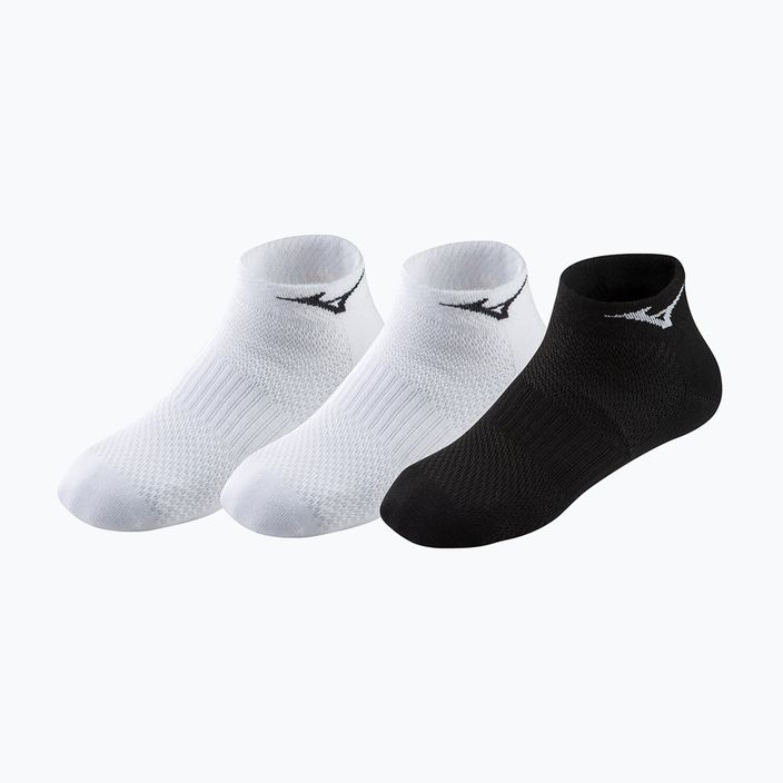 Шкарпетки тенісні Mizuno Training Mid 3P білі/чорні 67XUU95099 10