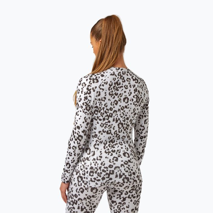 Лонгслів термоактивний жіночий Surfanic Cozy Limited Edition Crew Neck snow leopard 3