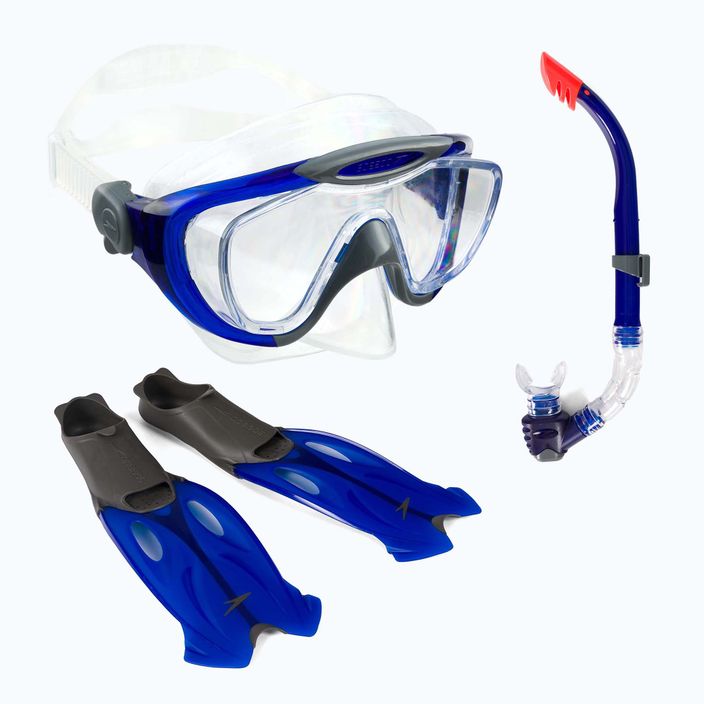Набір для снорклінгу Speedo Glide Snorkel Fin блакитний 8-016595052