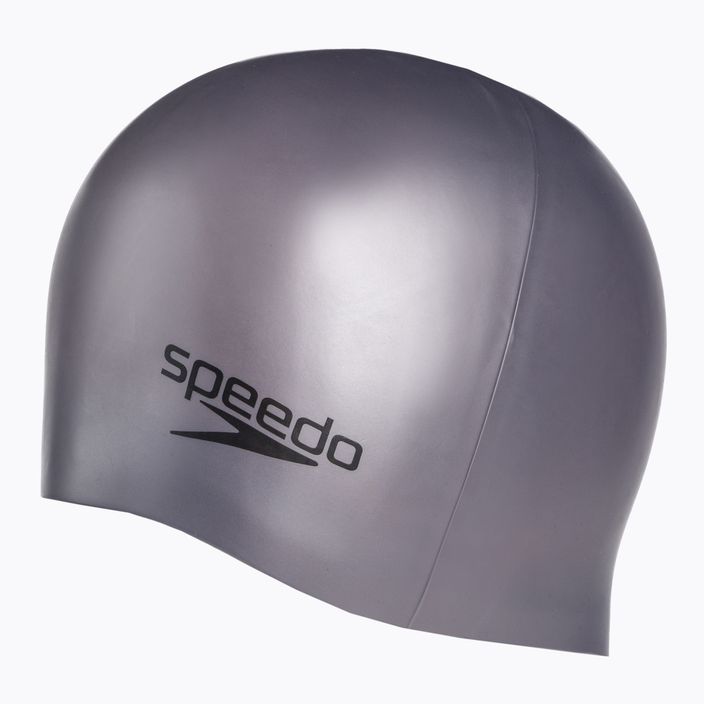 Шапочка для плавання Speedo Plain Moulded Silicone срібляста 8-709849086 2