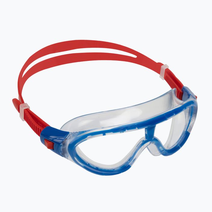 Маска для плавання дитяча Speedo Rift Junior lava red/beautiful blue/clear 8-01213C811