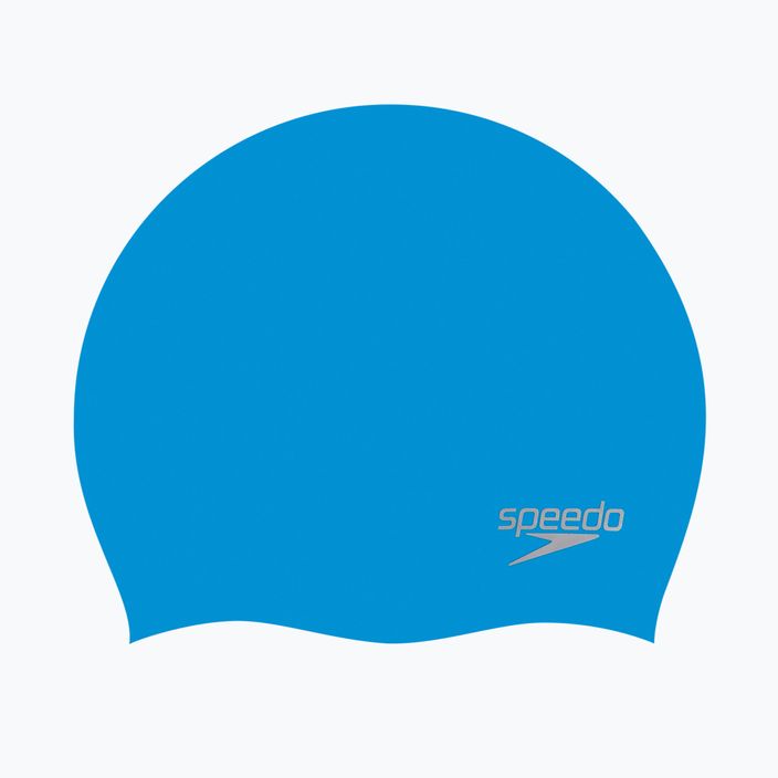 Шапочка для плавання Speedo Plain Moulded Silicone блакитна 8-70984D437 4