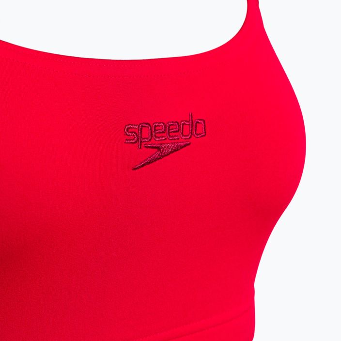 Купальник роздільний жіночий Speedo Essential Endurance+ Thinstrap Bikini червоний 126736446 3