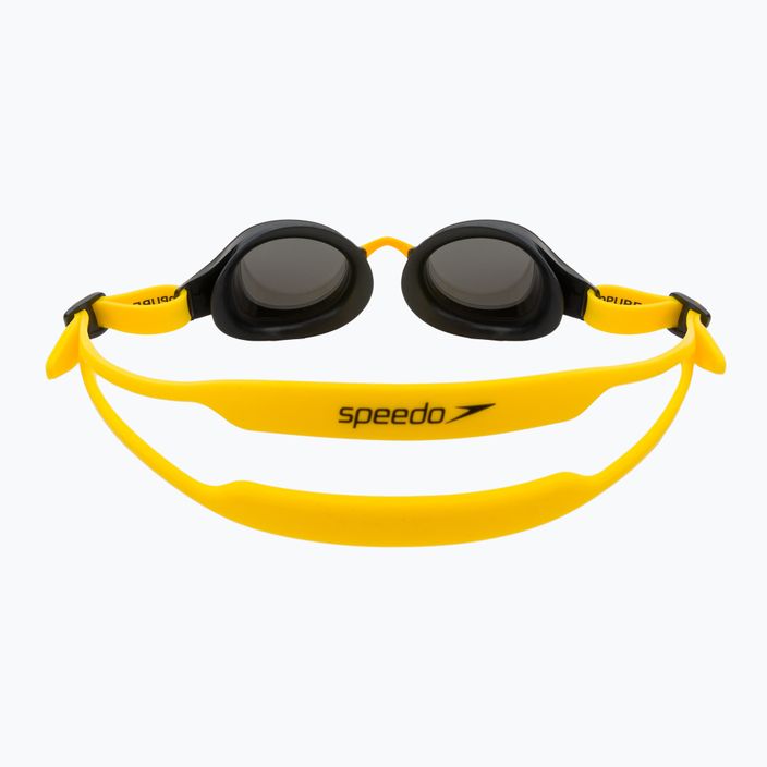 Окуляри для плавання дитячі Speedo Hydropure Mirror Junior yellow/black/chrome 8-12671F277 4