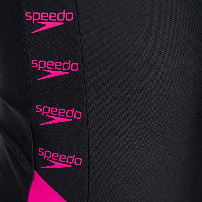 Купальник суцільний дитячий  Speedo Boom Logo Splice Muscleback B344 чорний 12859B344 3