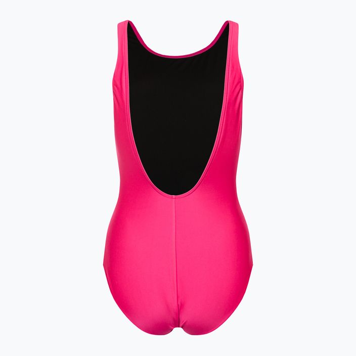 Купальник суцільний жіночий Speedo Logo Deep U-Back рожевий 68-12369A657 2