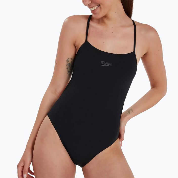 Купальник суцільний жіночий Speedo Endurance+ Thinstrap black 7