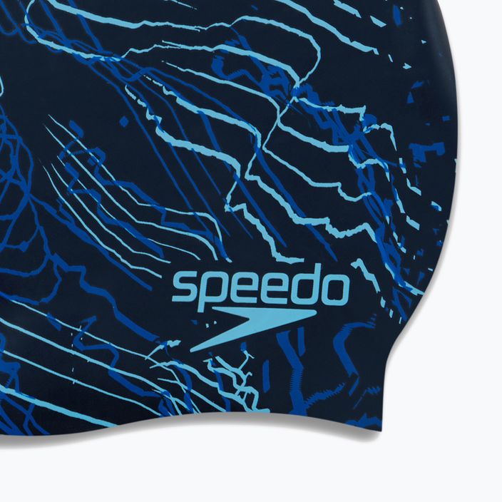 Шапочка для плавання Speedo Long Hair Printed синя 68-11306 5