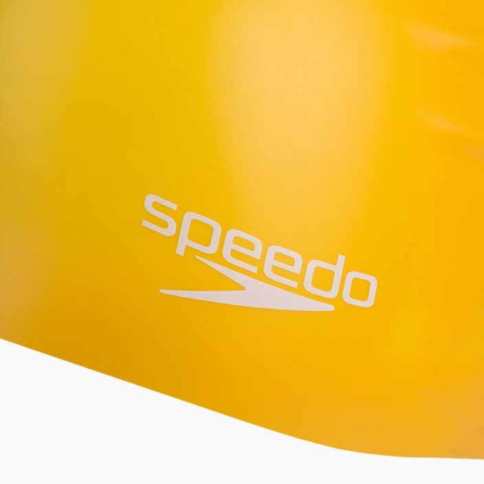 Шапочка для плавання Speedo Plain Moulded Silicone жовта 68-70984 3