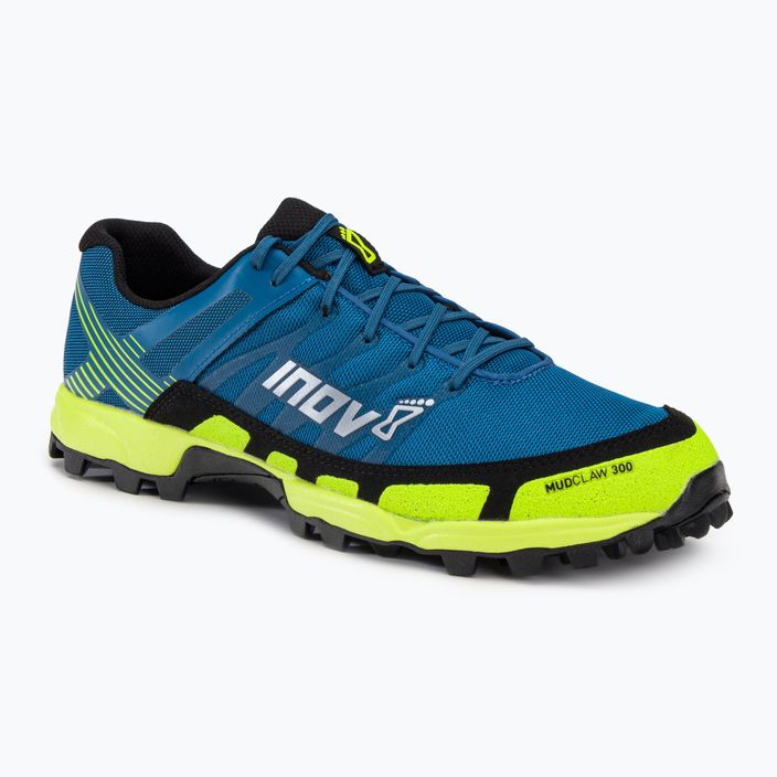 Кросівки для бігу чоловічі Inov-8 Mudclaw 300 блакитно-жовті 000770-BLYW