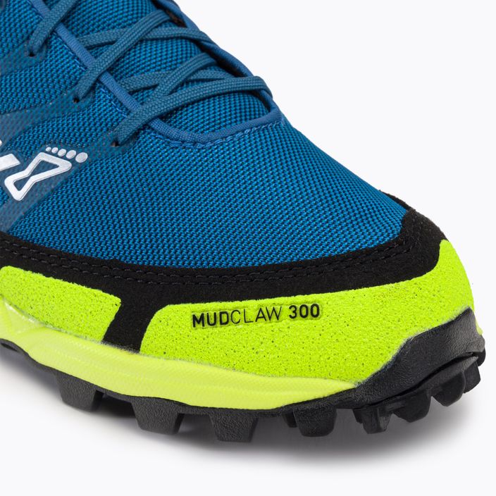Кросівки для бігу чоловічі Inov-8 Mudclaw 300 блакитно-жовті 000770-BLYW 7