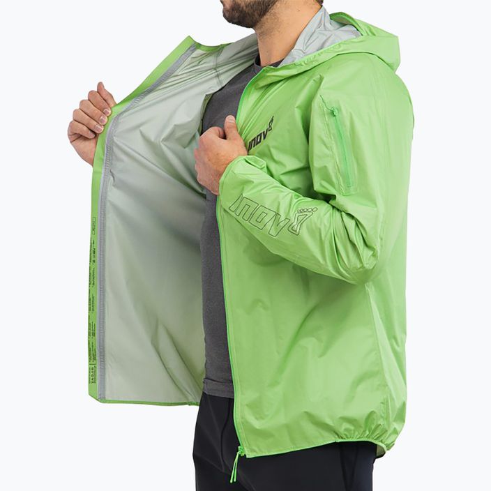 Куртка для бігу чоловіча Inov-8 Raceshell Pro FZ green 7