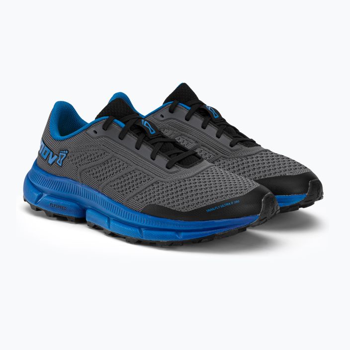 Кросівки для бігу чоловічі Inov-8 Trailfly Ultra G 280 сіро-блакитні 001077-GYBL 4