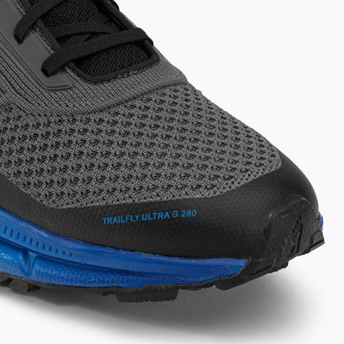Кросівки для бігу чоловічі Inov-8 Trailfly Ultra G 280 сіро-блакитні 001077-GYBL 8