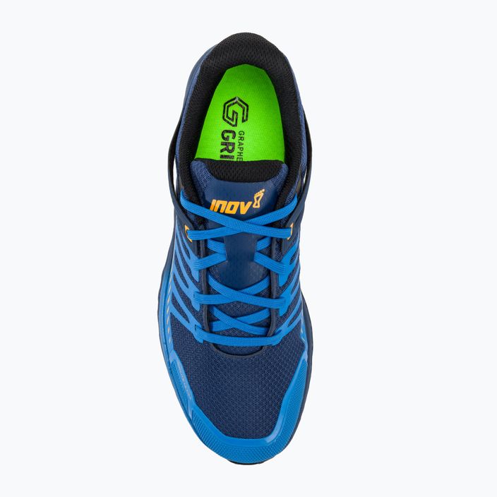 Кросівки для бігу чоловічі Inov-8 Roclite Ultra G 320 navy/blue/nectar 5