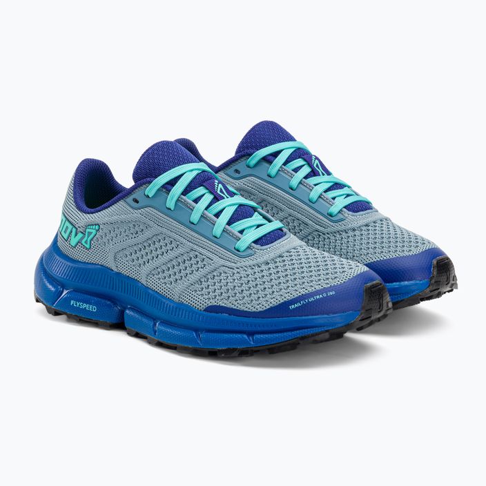 Кросівки для бігу жіночі Inov-8 Trailfly Ultra G 280 light blue/blue 4