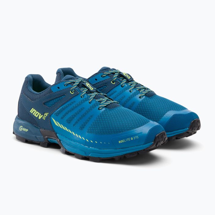 Кросівки для бігу чоловічі Inov-8 Roclite G 275 V2 блакитно-сині 001097-BLNYLM 4
