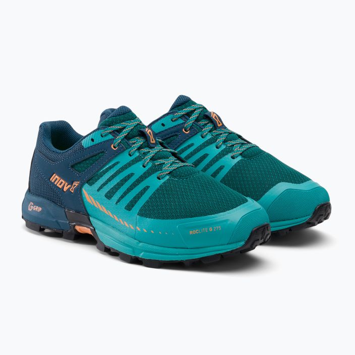 Кросівки для бігу жіночі Inov-8 Roclite G 275 V2 блакитно-сині 001098-TLNYNE 4