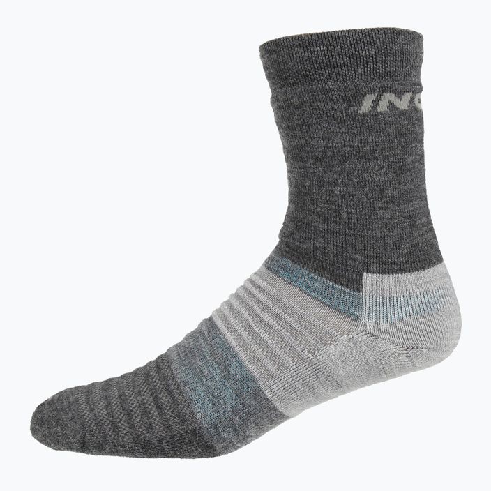 Шкарпетки для бігу Inov-8 Active Merino+ сірі/меланжеві 6