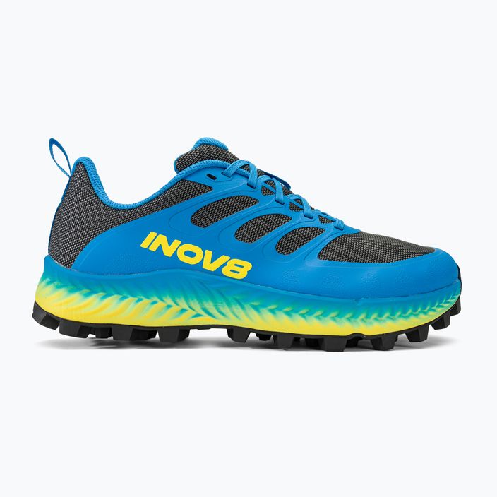 Кросівки для бігу чоловічі Inov-8 Mudtalon dark grey/blue/yellow 2