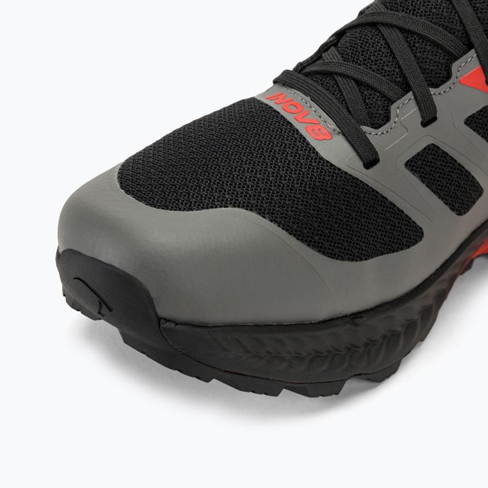 Кросівки для бігу чоловічі Inov-8 Trailfly black/fiery red/dark grey 7