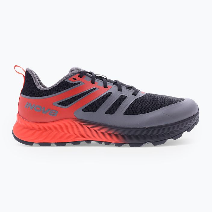 Кросівки для бігу чоловічі Inov-8 Trailfly black/fiery red/dark grey 8