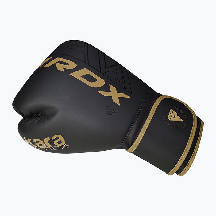 Рукавиці боксерські RDX F6 чорно-золоті BGR-F6MGL 9