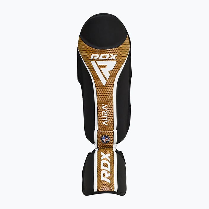 RDX Shin Instep Aura Plus T-17 золотистий захист гомілки та стопи 2