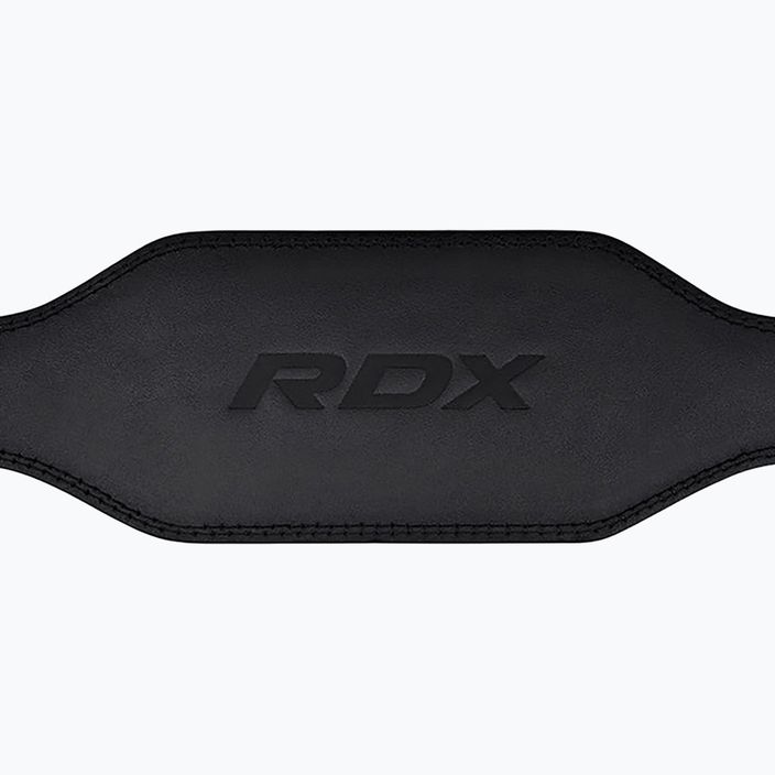 Пояс для важкої атлетики RDX Belt 6" Leather black 3