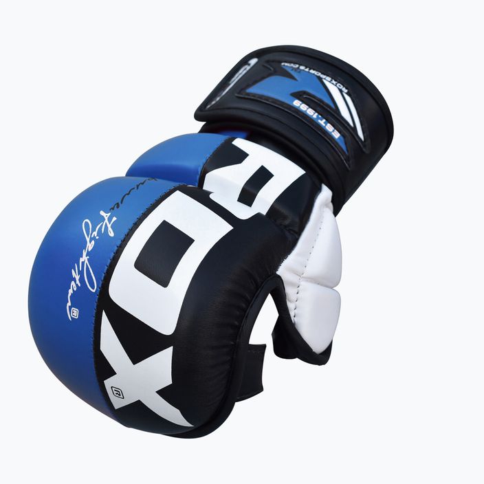 RDX Grappling Glove REX T6 Plus GGR-T6U синій 3