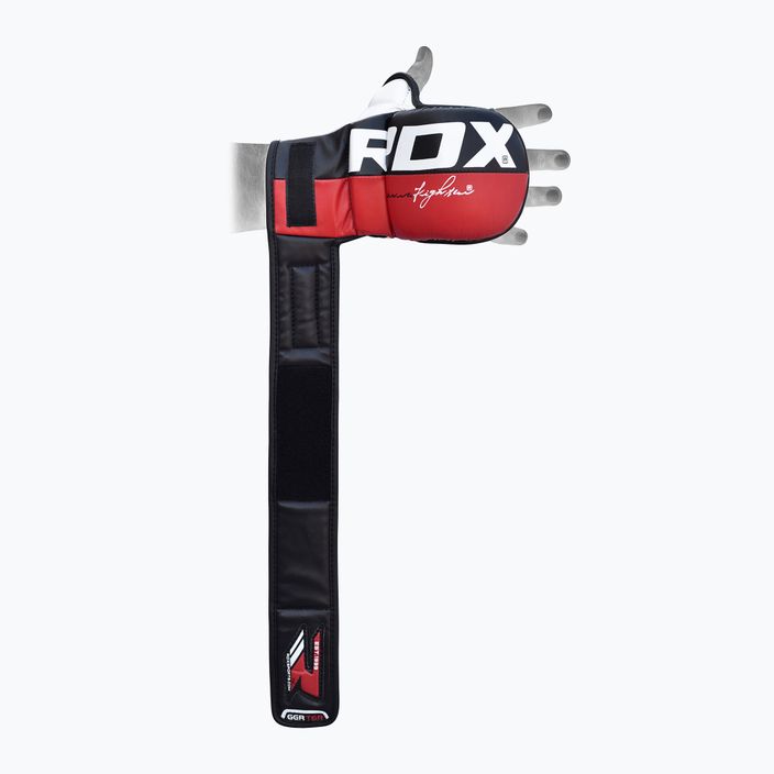 Рукавиці грепплінгові RDX Grappling Glove REX T6 Plus red 4