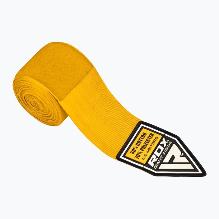 Боксерські бинти RDX Hand Wraps Plus жовті 2