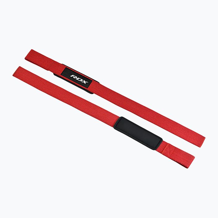 Напульсники для важкої атлетики RDX W1 Weight Training Wrist Straps red 3