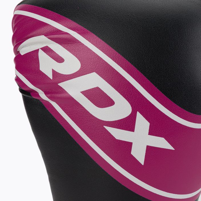 Рукавиці боксерські дитячі RDX чорно-рожеві JBG-4P 9