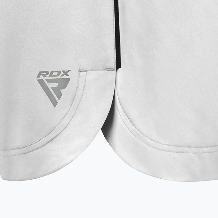 Чоловічі тренувальні шорти RDX T15 білі 4