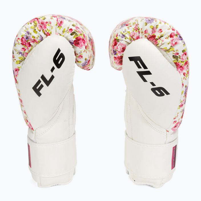 Рукавиці боксерські RDX FL-6 біло-рожеві BGR-FL6W 4