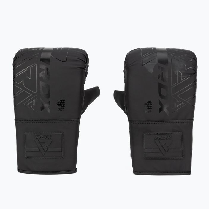 Боксерський мішок + набір рукавичок RDX F6 3PC матовий чорний 3