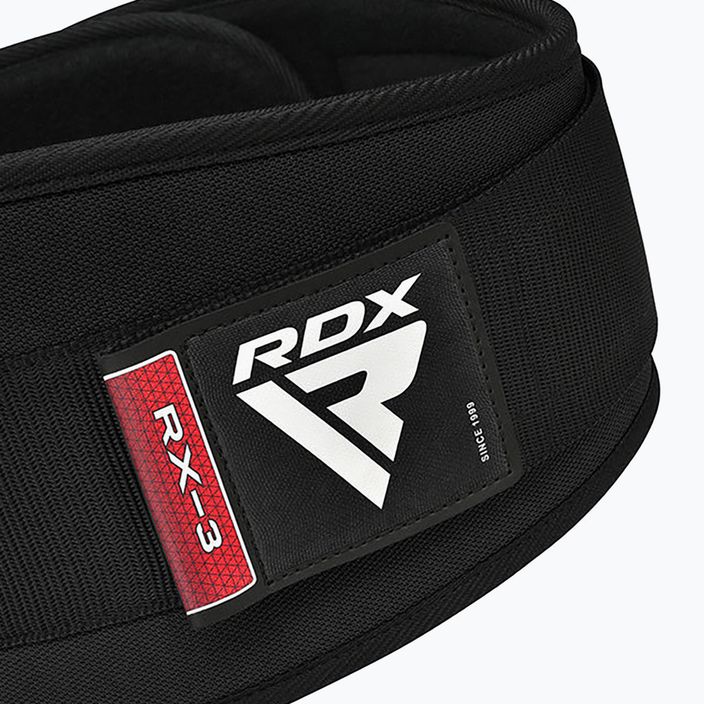 Пояс для важкої атлетики RDX Weightlifting 6" Neoprene Gym X3 black 6