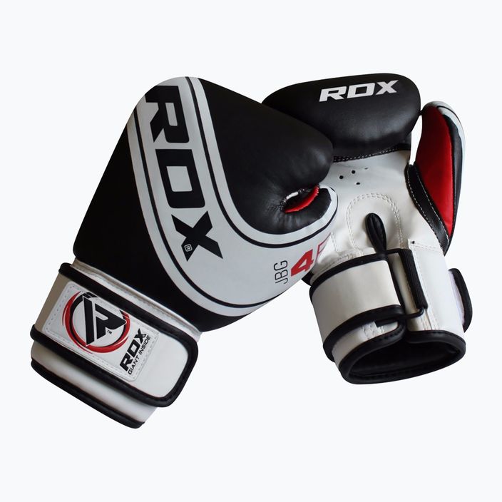Рукавиці боксерські дитячі RDX чорно-білі JBG-4B 10