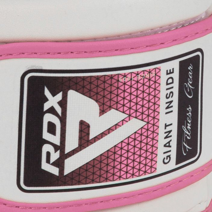 Рукавиці боксерські жіночі RDX BGR-F7 біло-рожеві BGR-F7P 5