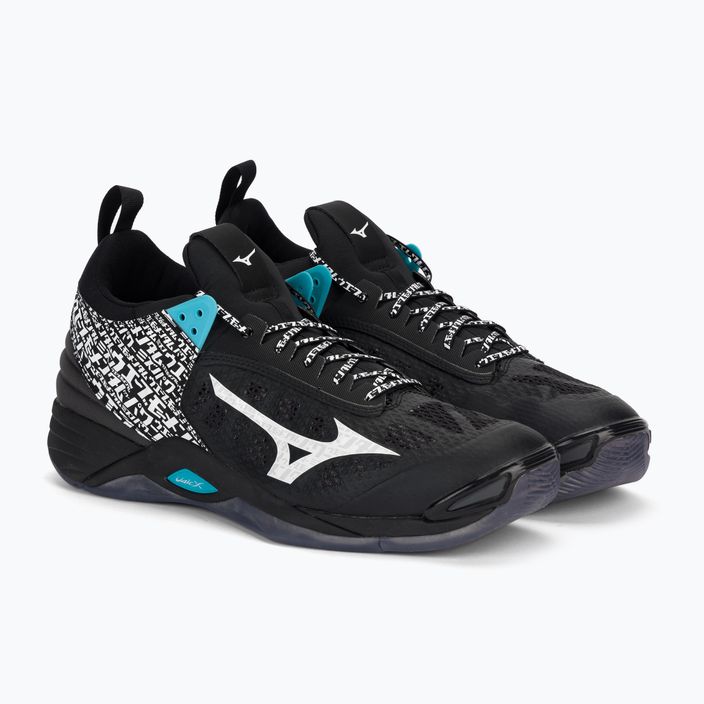 Кросівки для волейболу  Mizuno Wave Momentum чорно-сині V1GA191199 5