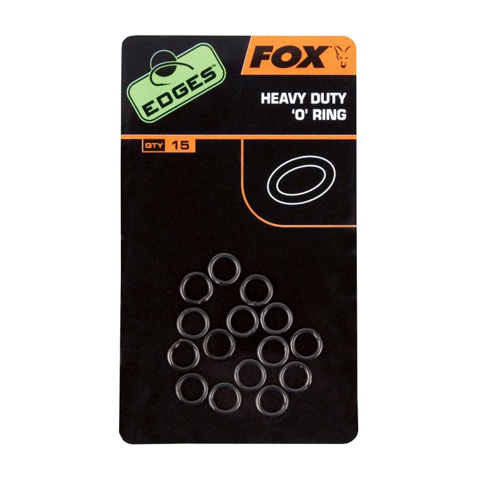 З'єднувальні кільця коропові Fox International Edges Heavy Duty O ring 15 шт. чорні CAC496 2
