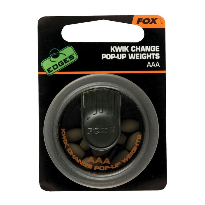 Грузила коропові Fox International Edges Kwick Change Pop-up Weight коричневі CAC514 2