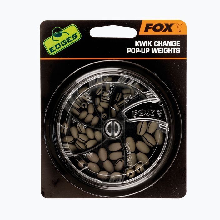 Грузила коропові Fox International Edges Kwick Change Pop-up Weight Dispenser сірі CAC518
